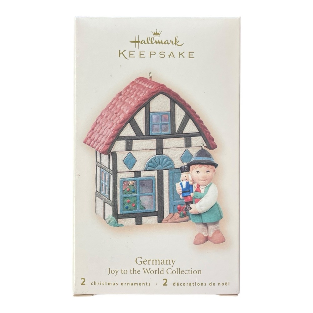 Germany Joy To The World Collection 2007 Hallmark Keepsake 2 Ornaments